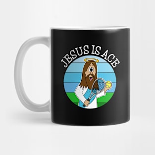 Christian Tennis Player Jesus Is Ace Mug